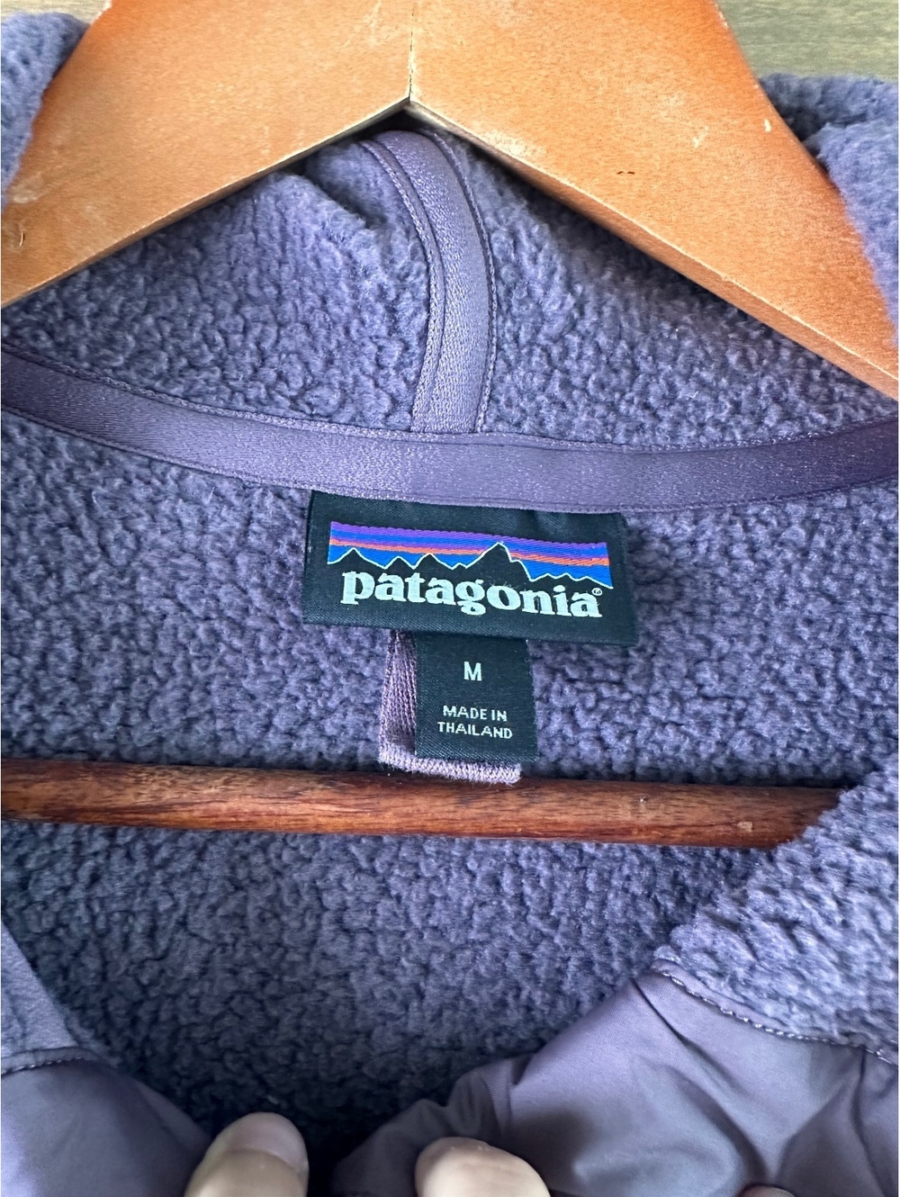 Patagonia Better Sweater Coat Hooded in Light Balsamic Purple Women’s Medium - Picture 7 of 14
